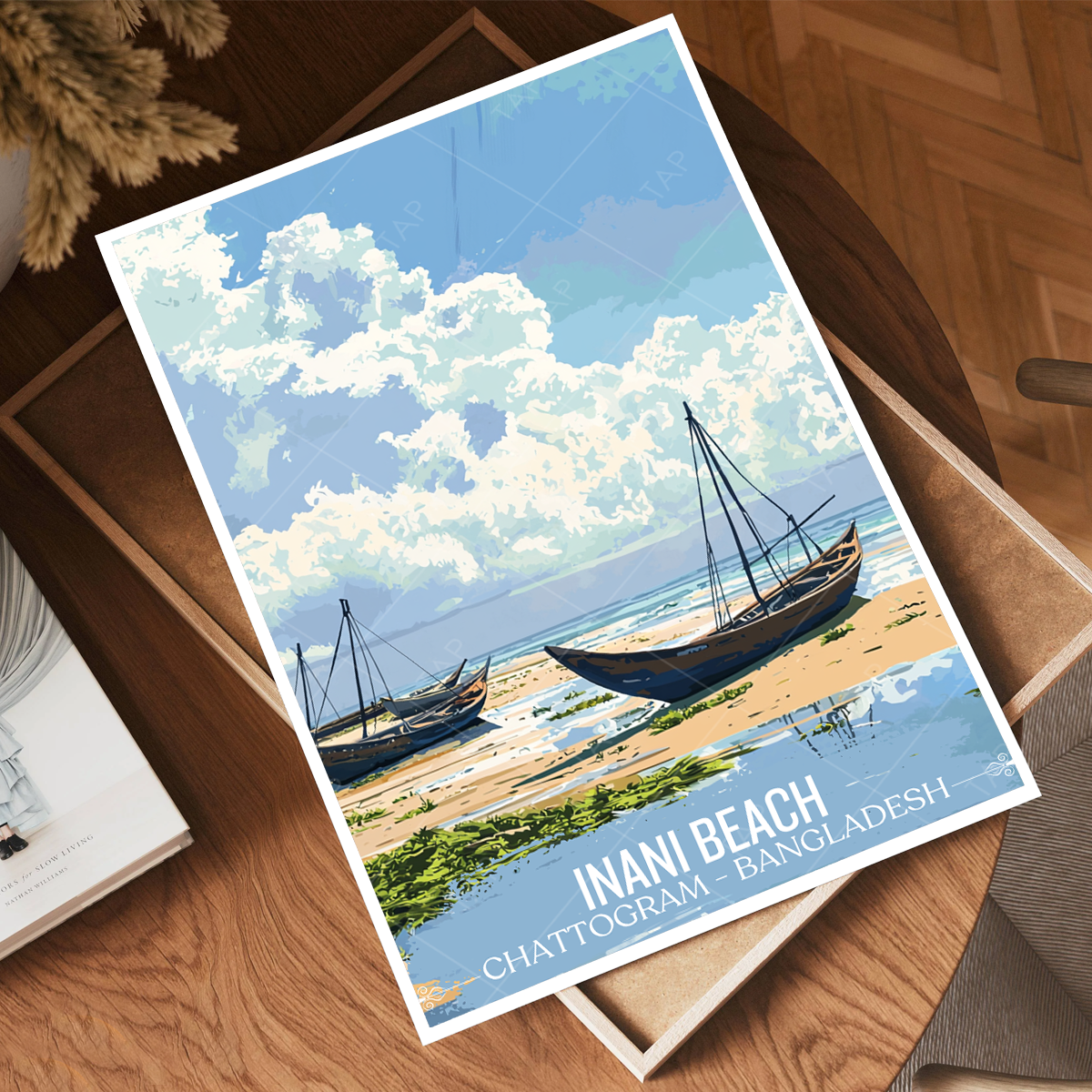 Inani Beach - Chattogram - Bangladesh - Travel Wall Art Print - Art Print - Travel Art Poster