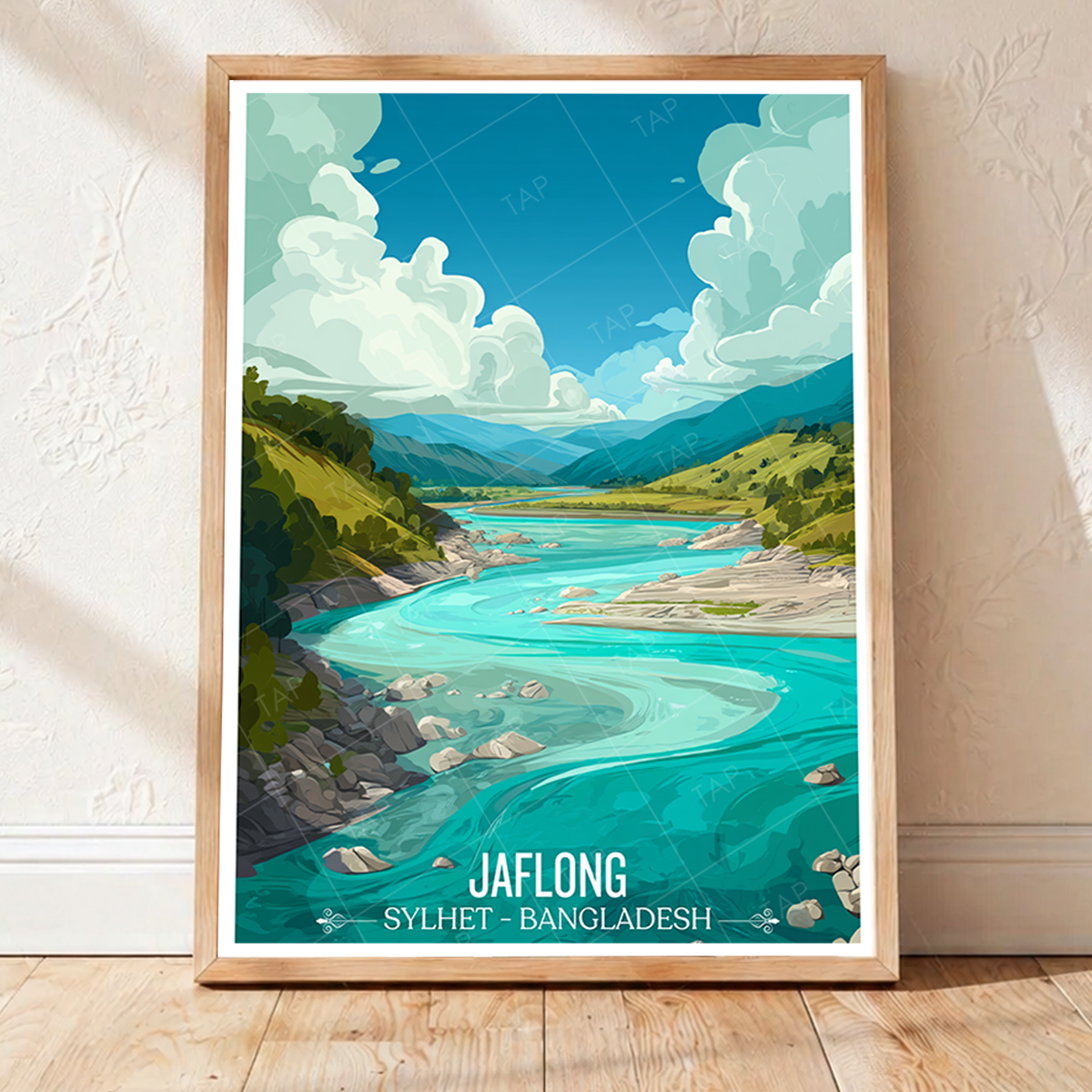 Jaflong - Sylhet - Bangladesh - Travel Wall Art Print - Art Print - Travel Art Poster