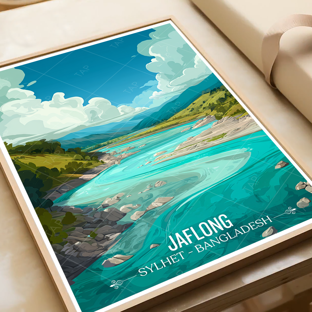 Jaflong - Sylhet - Bangladesh - Travel Wall Art Print - Art Print - Travel Art Poster