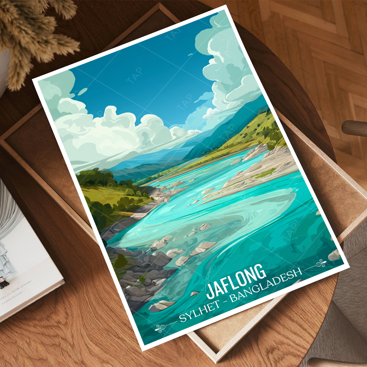 Jaflong - Sylhet - Bangladesh - Travel Wall Art Print - Art Print - Travel Art Poster