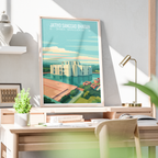Jatiyo Sangsad Bhaban - Dhaka - Bangladesh - Travel Wall Art Print - Art Print - Travel Art Poster