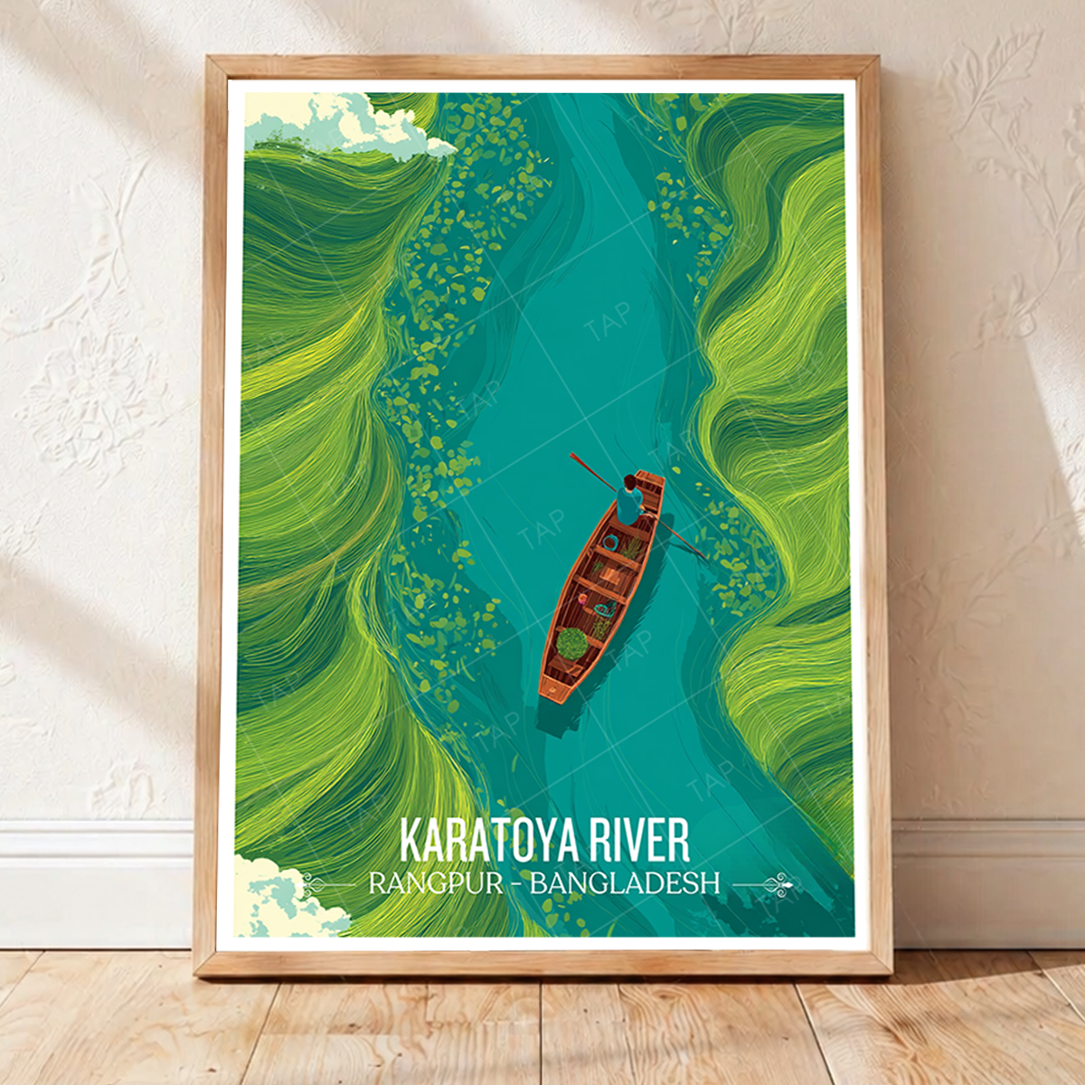Karatoya River - Rangpur - Bangladesh - Travel Wall Art Print - Art Print - Travel Art Poster
