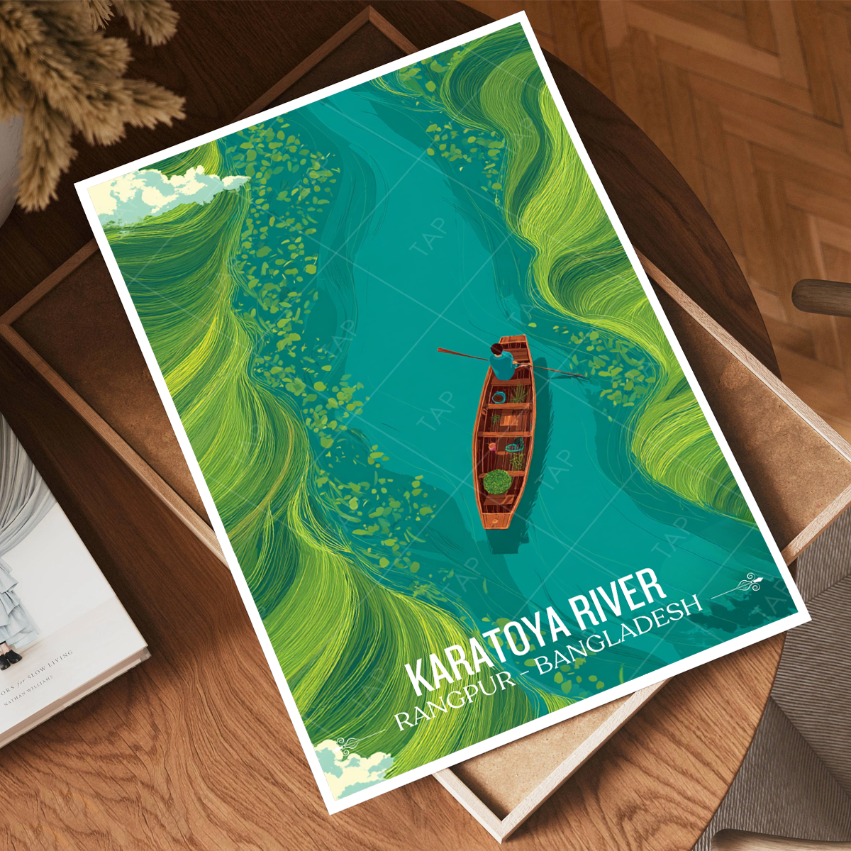 Karatoya River - Rangpur - Bangladesh - Travel Wall Art Print - Art Print - Travel Art Poster