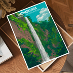 Madhabkunda Waterfall - Sylhet - Bangladesh - Travel Wall Art Print - Art Print - Travel Art Poster