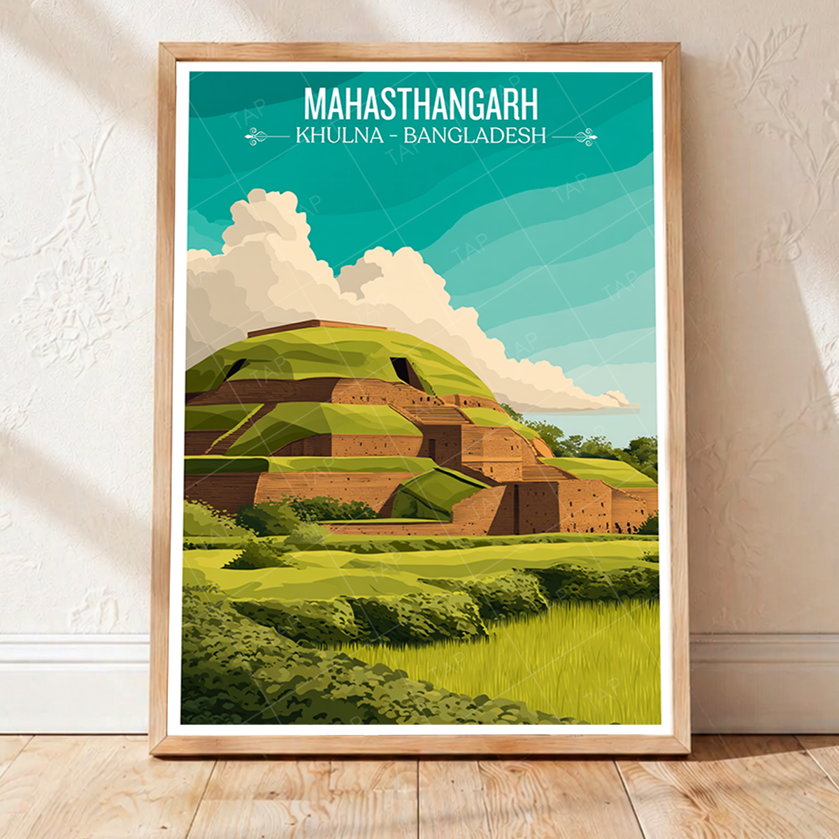 Mahasthangarh - Khulna - Bangladesh - Travel Wall Art Print - Art Print - Travel Art Poster