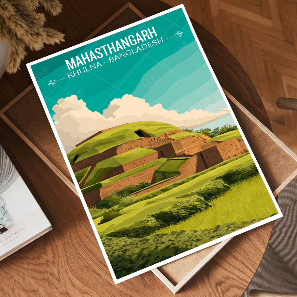 Mahasthangarh - Khulna - Bangladesh - Travel Wall Art Print - Art Print - Travel Art Poster