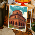 Nabarantna Temple - Rangpur - Bangladesh - Travel Wall Art Print - Art Print - Travel Art Poster