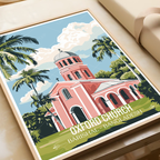 Oxford Church - Barishal - Bangladesh - Travel Wall Art Print - Art Print - Travel Art Poster