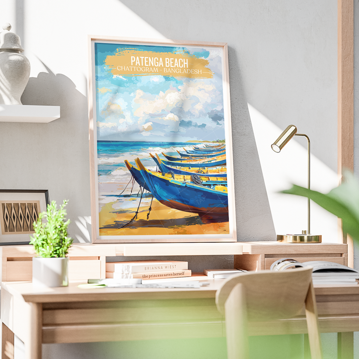 Patenga Beach - Chattogram - Bangladesh - Travel Wall Art Print - Art Print - Travel Art Poster