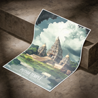 Puthia Temple - Chattogram - Bangladesh - Travel Wall Art Print - Art Print - Travel Art Poster