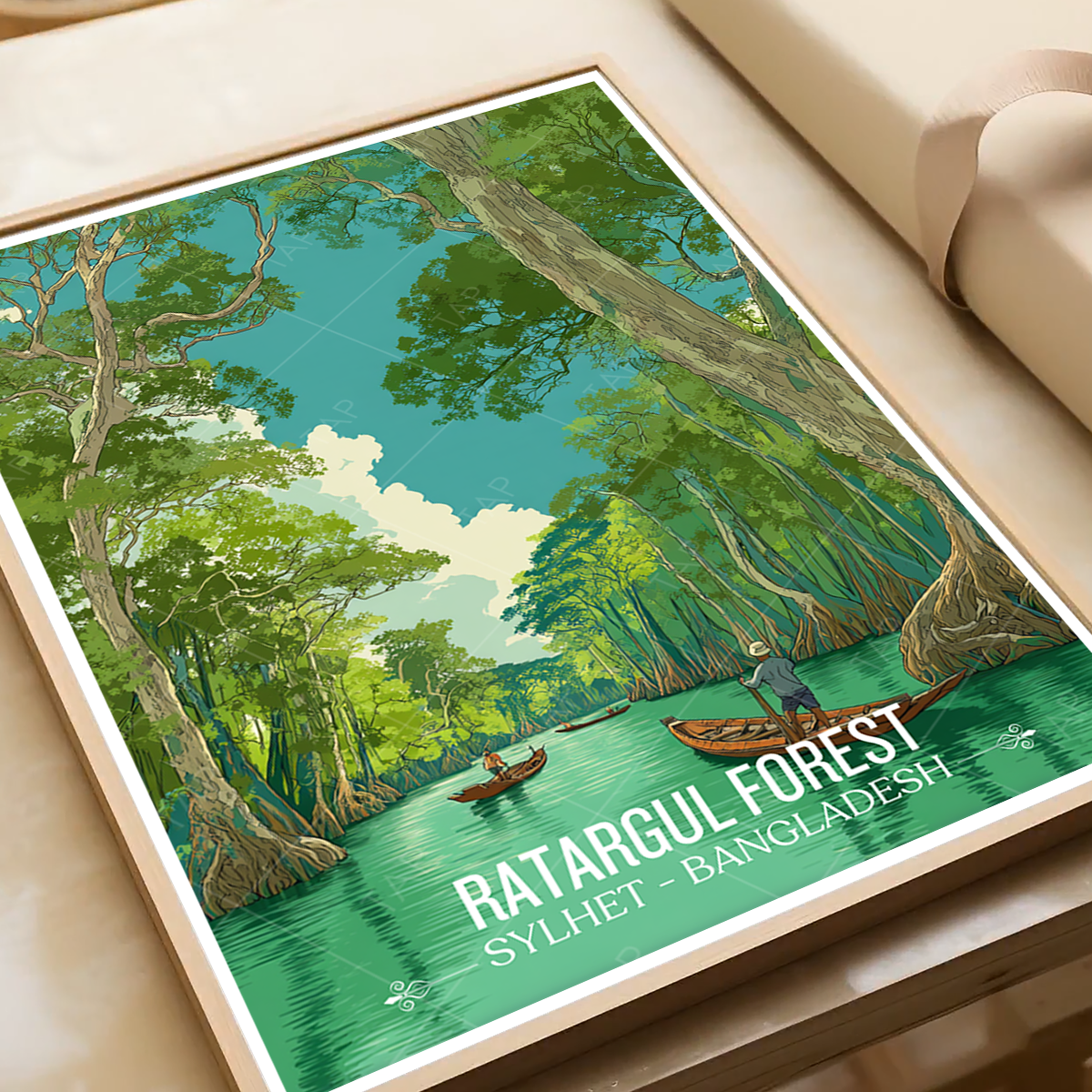 Ratargul Forest - Sylhet - Bangladesh - Travel Wall Art Print - Art Print - Travel Art Poster