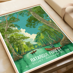 Ratargul Forest - Sylhet - Bangladesh - Travel Wall Art Print - Art Print - Travel Art Poster