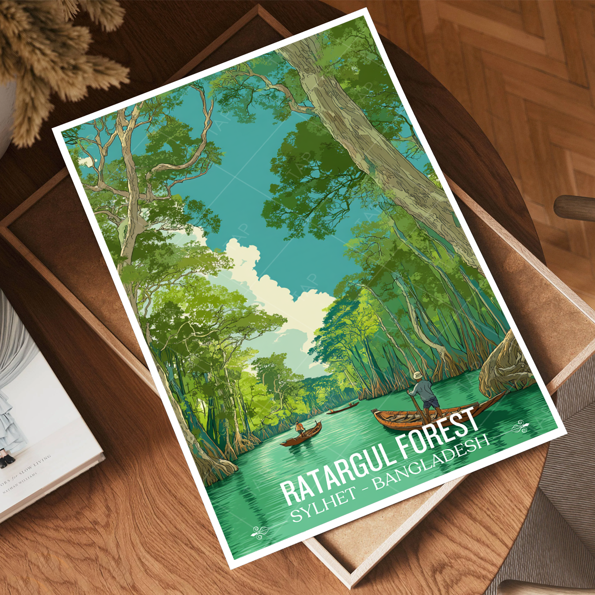 Ratargul Forest - Sylhet - Bangladesh - Travel Wall Art Print - Art Print - Travel Art Poster