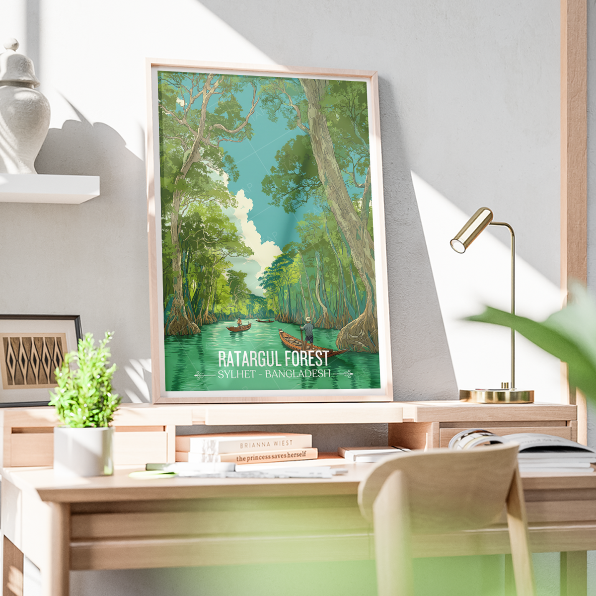 Ratargul Forest - Sylhet - Bangladesh - Travel Wall Art Print - Art Print - Travel Art Poster