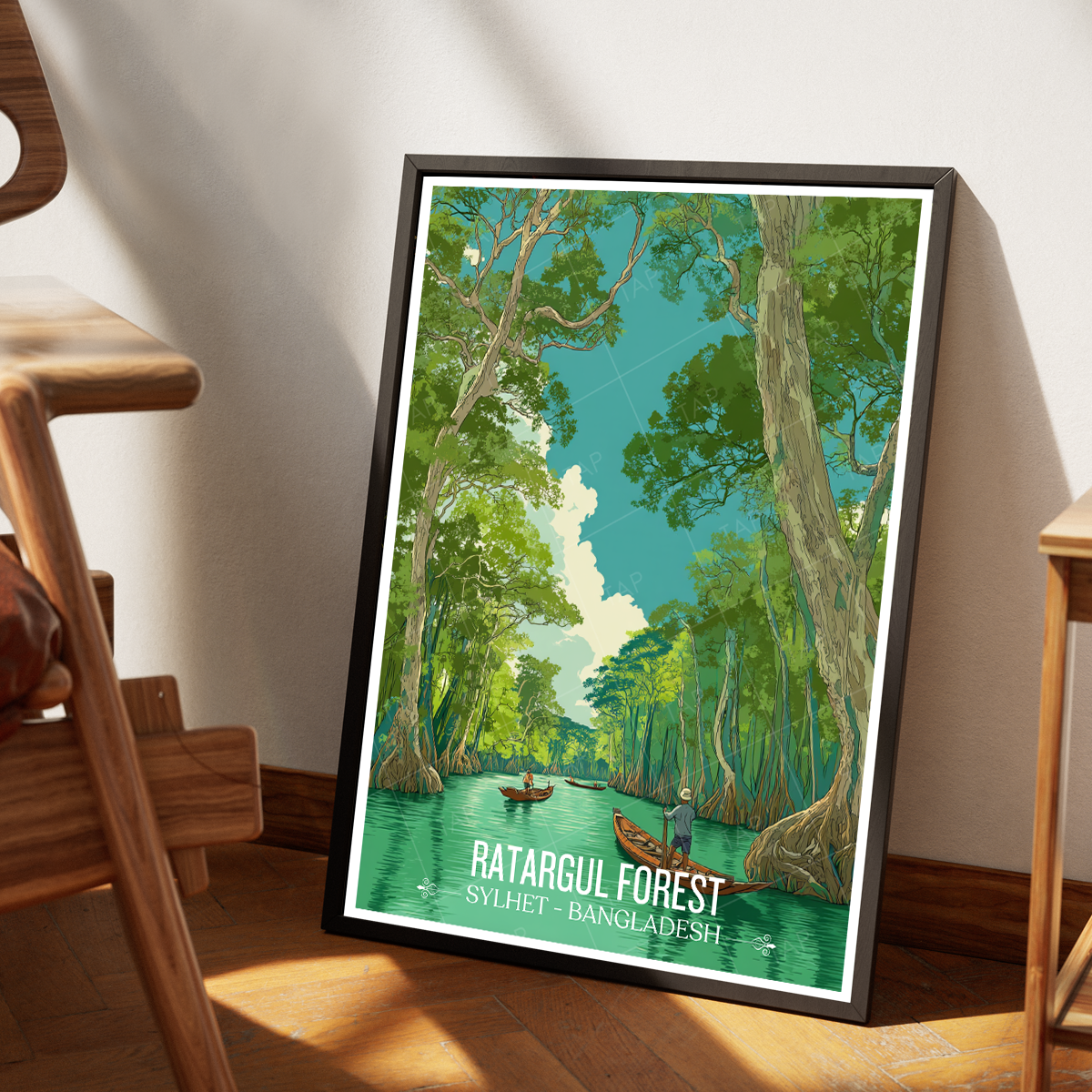 Ratargul Forest - Sylhet - Bangladesh - Travel Wall Art Print - Art Print - Travel Art Poster