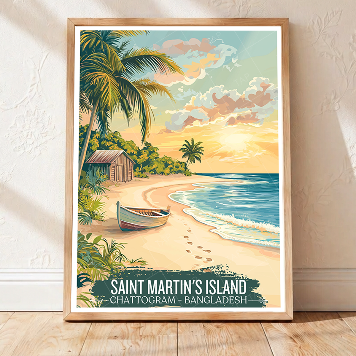 Saint Martin's Island - Chattogram - Bangladesh - Travel Wall Art Print - Art Print - Travel Art Poster