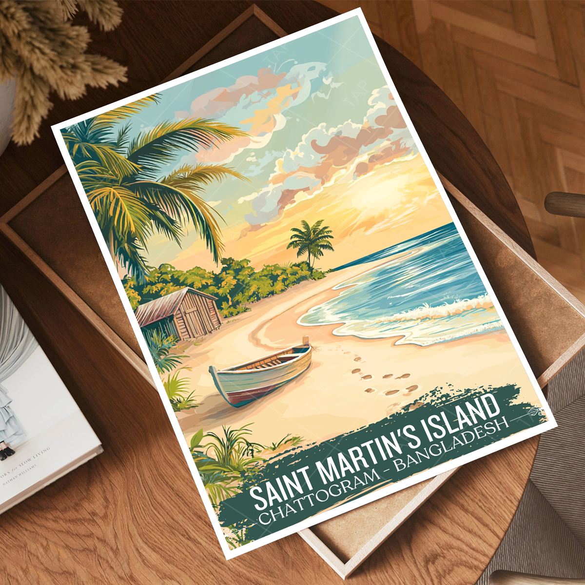 Saint Martin's Island - Chattogram - Bangladesh - Travel Wall Art Print - Art Print - Travel Art Poster