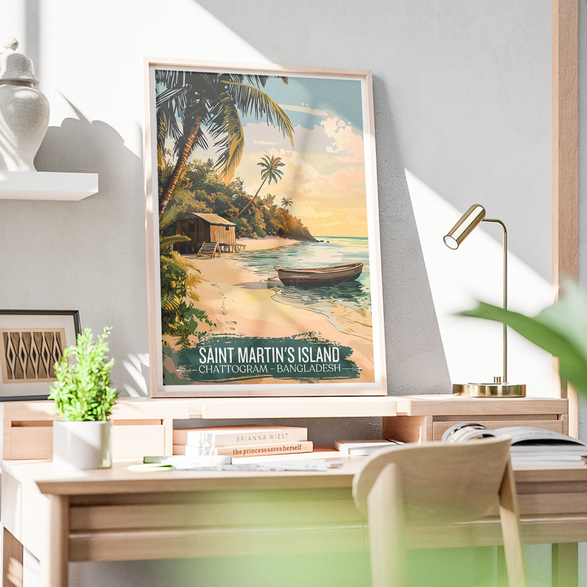 Saint Martin's Island - Bangladesh - Travel Wall Art Print - Art Print - Travel Art Poster