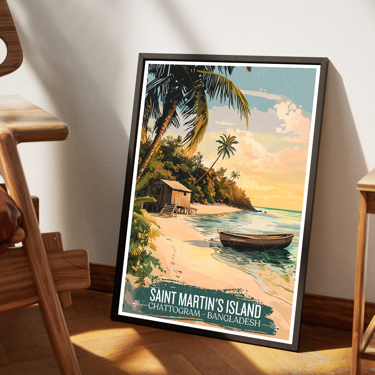 Saint Martin's Island - Bangladesh - Travel Wall Art Print - Art Print - Travel Art Poster