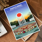 Shaheed Minar - Dhaka - Bangladesh - Travel Wall Art Print - Art Print - Travel Art Poster