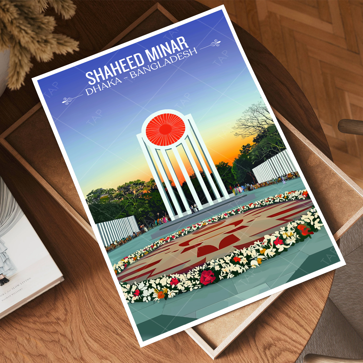 Shaheed Minar - Dhaka - Bangladesh - Travel Wall Art Print - Art Print - Travel Art Poster