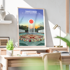 Shaheed Minar - Dhaka - Bangladesh - Travel Wall Art Print - Art Print - Travel Art Poster