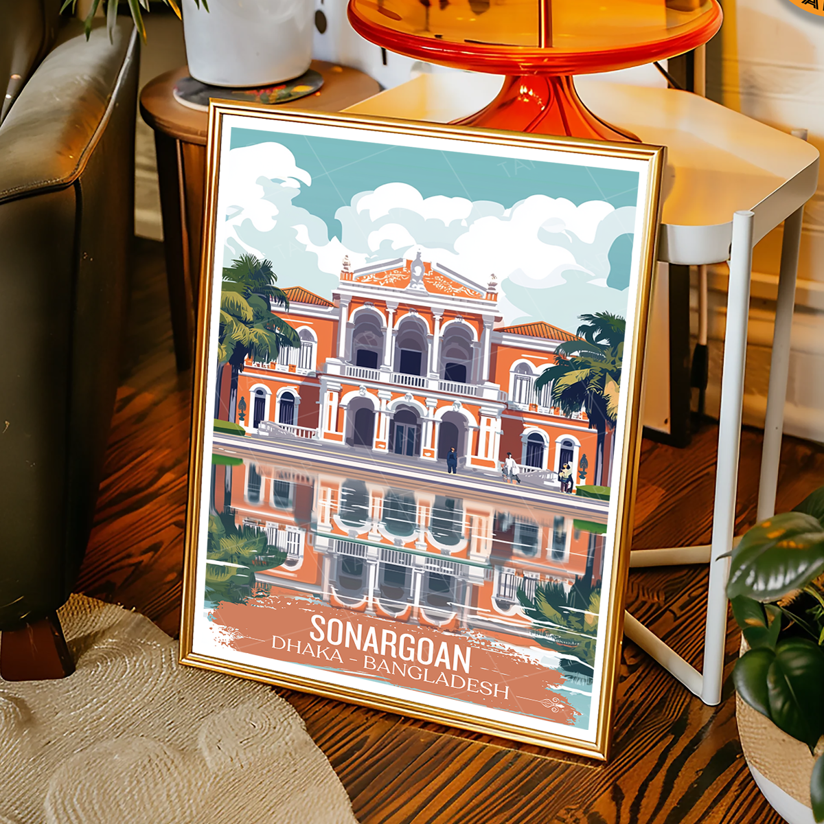 Sonargoan - Dhaka - Bangladesh - Travel Wall Art Print - Art Print - Travel Art Poster