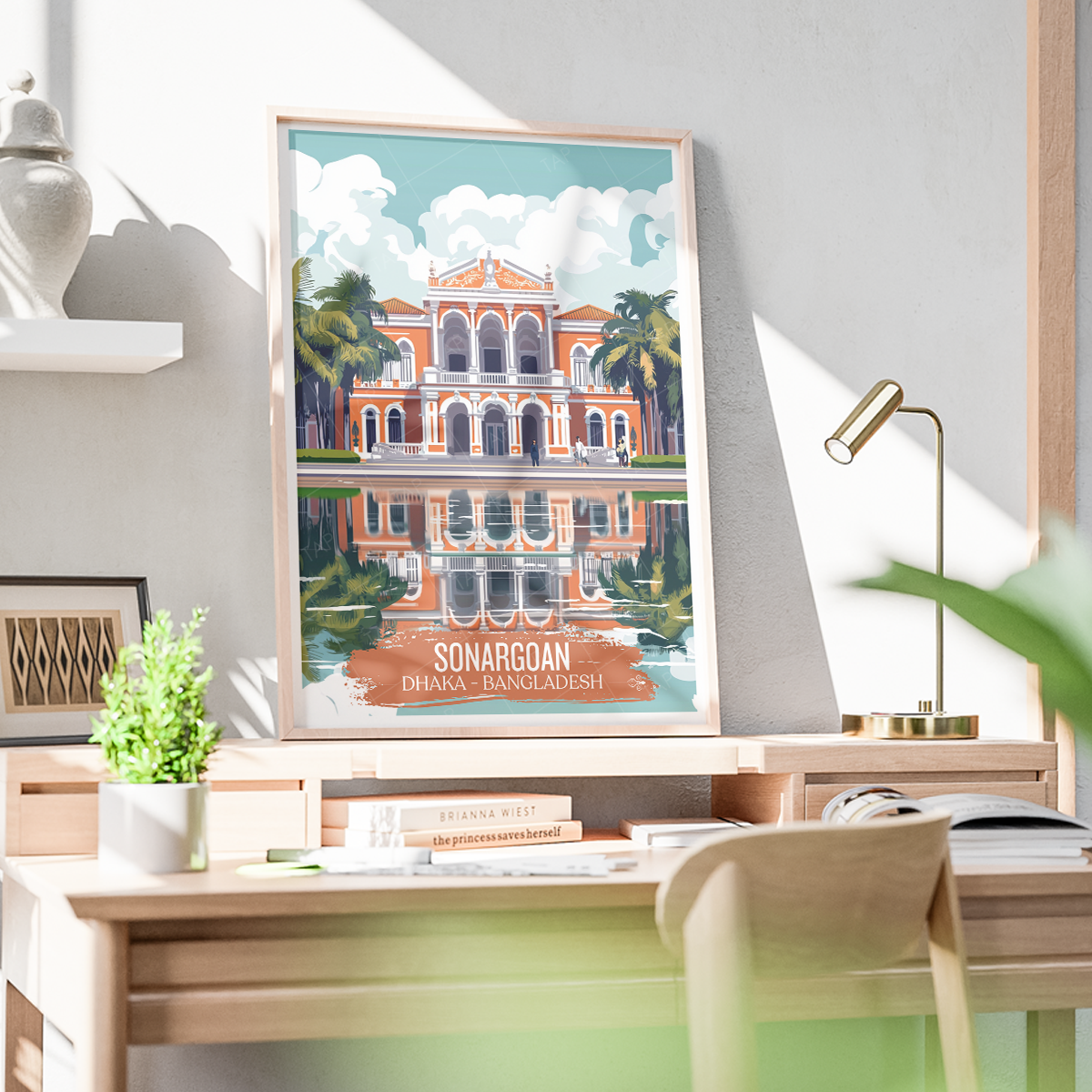 Sonargoan - Dhaka - Bangladesh - Travel Wall Art Print - Art Print - Travel Art Poster