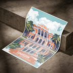 Sonargoan - Dhaka - Bangladesh - Travel Wall Art Print - Art Print - Travel Art Poster