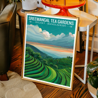 Sreemangal Tea Gardens - Sylhet - Bangladesh - Travel Wall Art Print - Art Print - Travel Art Poster