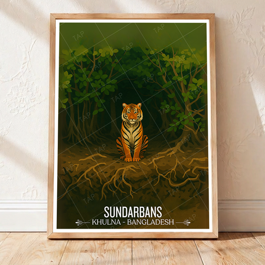 Sundarbans Forest - Khulna - Bangladesh - Travel Wall Art Print - Art Print - Travel Art Poster