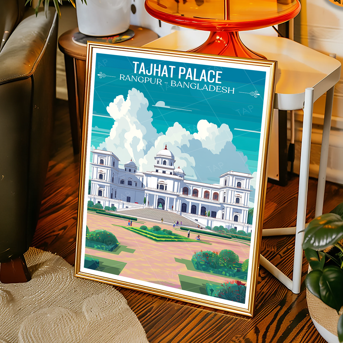 Tajhat Palace - Rangpur - Bangladesh - Travel Wall Art Print - Art Print - Travel Art Poster