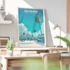 Shah Jalal Mazar travel poster – artwork presentation view 5