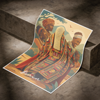 Benin - Travel Poster Vintage Style Wall Art Print - Travel Art Poster Print