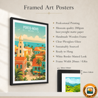Porto-Novo - Benin - Travel Poster Vintage Style Wall Art Print - Travel Art Poster Print