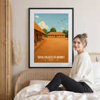 Royal Palaces of Abomey - Benin - Travel Poster Vintage Style Wall Art Print - Travel Art Poster Print