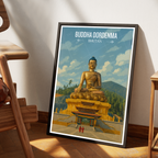 Buddha Dordenma - Bhutan - Travel Wall Art Print - Art Print - Travel Art Poster
