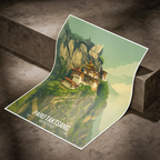 Paro Taktsang - Bhutan - Travel Wall Art Print - Art Print - Travel Art Poster
