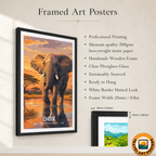 Chobe National Park - Botswana - Travel Wall Art Deco Poster Print - Travel Art Poster Print
