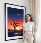 Gaborone - Botswana - Travel Wall Art Deco Poster Print - Travel Art Poster Print