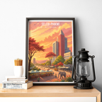Selebi-Phikwi - Botswana - Travel Wall Art Deco Poster Print - Travel Art Poster Print