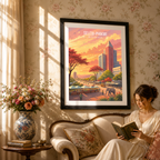 Selebi-Phikwi - Botswana - Travel Wall Art Deco Poster Print - Travel Art Poster Print