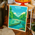 Ulu Park - Brunei - Travel Wall Art Print - Art Print - Travel Art Poster