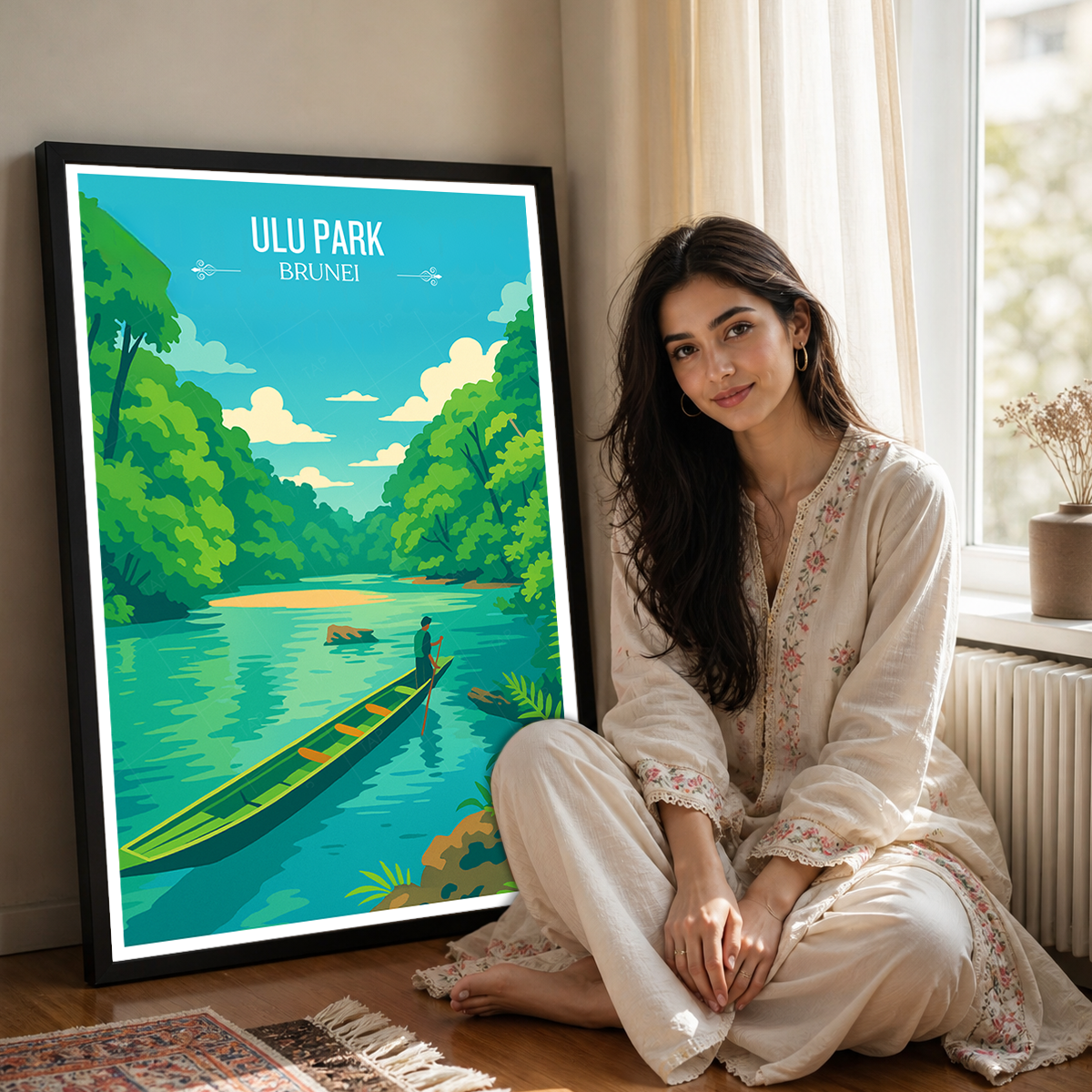 Ulu Park - Brunei - Travel Wall Art Print - Art Print - Travel Art Poster