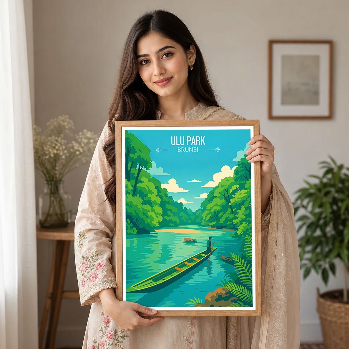 Ulu Park - Brunei - Travel Wall Art Print - Art Print - Travel Art Poster