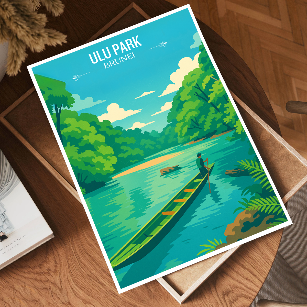 Ulu Park - Brunei - Travel Wall Art Print - Art Print - Travel Art Poster