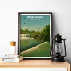 Banfora Cascades - Burkina Faso - Travel Wall Poster Print Home Deco - Travel Art Poster Print