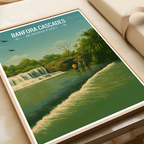 Banfora Cascades - Burkina Faso - Travel Wall Poster Print Home Deco - Travel Art Poster Print