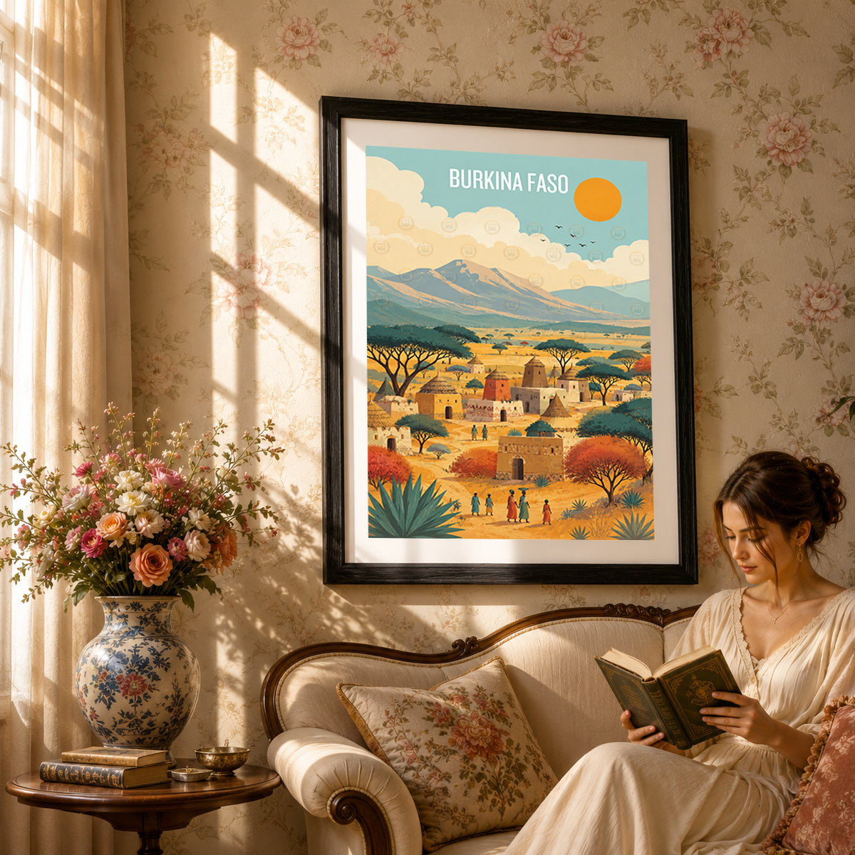 Burkina Faso - Travel Wall Poster Print Home Deco - Travel Art Poster Print