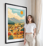 Burkina Faso - Travel Wall Poster Print Home Deco - Travel Art Poster Print